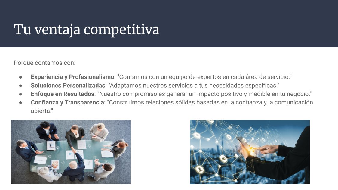 Presentación corporativa Rango slide 8